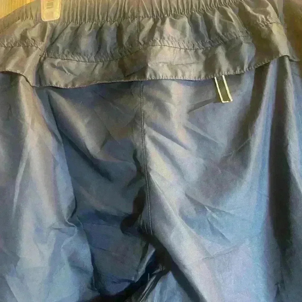 Men’s Nike Navy nylon pants with adj elastic waistband pockets size Large - Picture 8 of 16